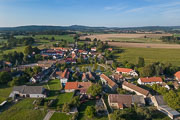 Březí víska na úpatí Brd